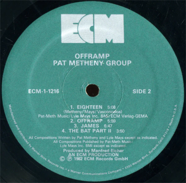 Pat Metheny Group - Offramp (LP, Album) (Very Good (VG)) - Image 4