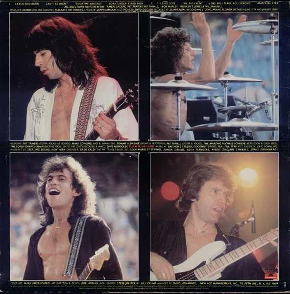 Pat Travers Band - Crash And Burn (LP, Album, 18 ) (Very Good (VG)) - Image 2