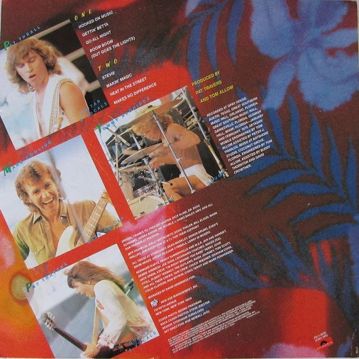 Pat Travers Band - Live! Go For What You Know (LP, Album, 53 ) (Good Plus (G+)) - Image 2