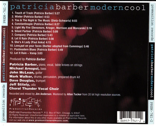 Patricia Barber - Modern Cool (CD, Album) (Very Good (VG)) - Image 4