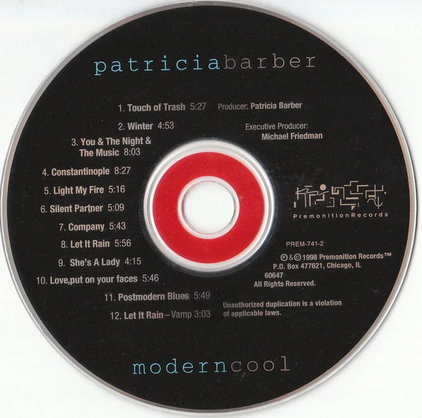 Patricia Barber - Modern Cool (CD, Album) (Very Good (VG)) - Image 5