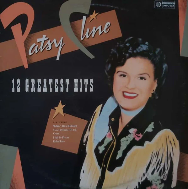 Patsy Cline - 12 Greatest Hits (LP, Comp, Club, RE) (Very Good Plus (VG+))
