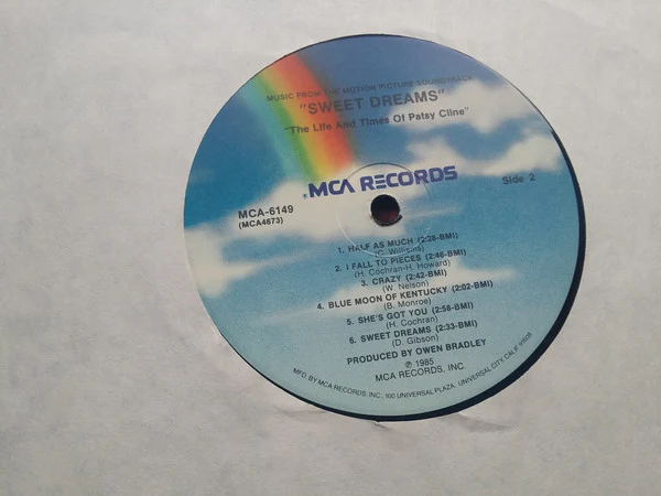 Patsy Cline - Sweet Dreams (Original Motion Picture Soundtrack) (LP, Pin) (Near Mint (NM or M-)) - Image 5