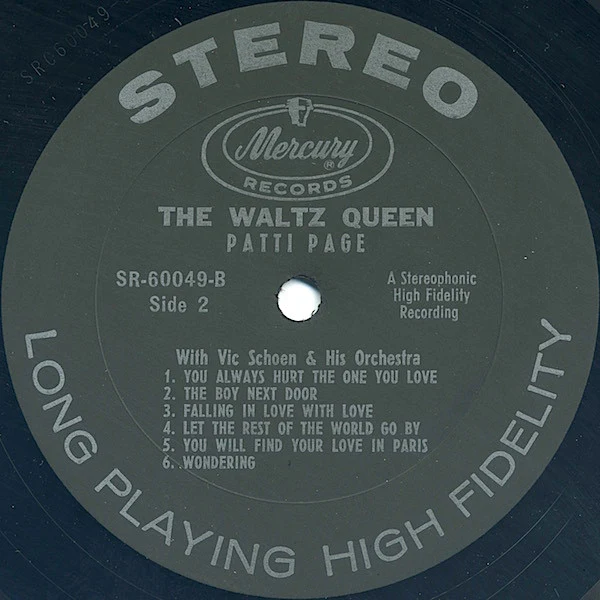 Patti Page - The Waltz Queen (LP, Album) (Very Good Plus (VG+)) - Image 3