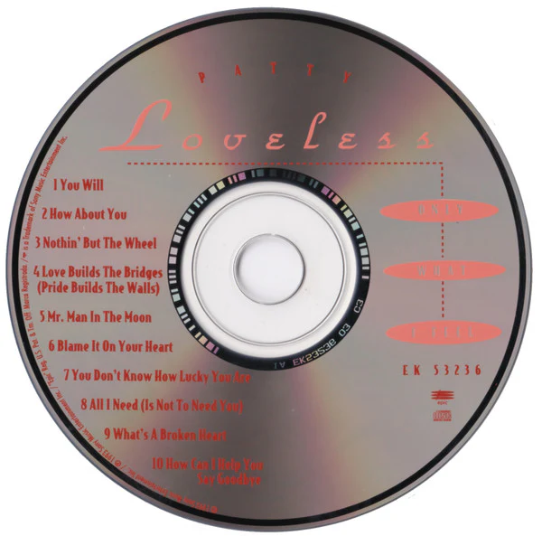Patty Loveless - Only What I Feel (CD, Album) (Very Good Plus (VG+)) - Image 3