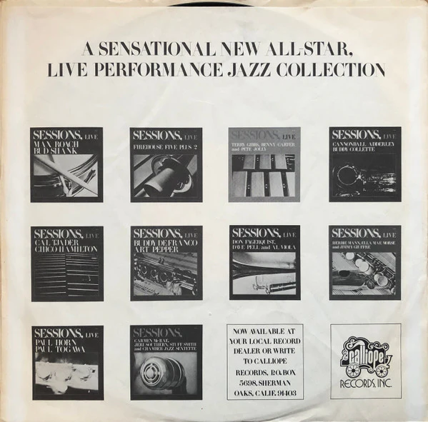 Paul Horn / Paul Togawa - Sessions, Live (LP) (Very Good Plus (VG+)) - Image 5