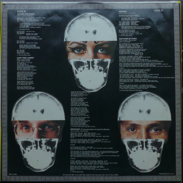 Paul Kantner, Grace Slick & David Freiberg - Baron Von Tollbooth & The Chrome Nun (LP, Album, Ind) (Good Plus (G+)) - Image 4
