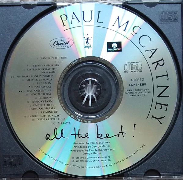 Paul McCartney - All The Best ! (CD, Comp, Club, RE) (Near Mint (NM or M-)) - Image 4