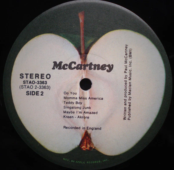 Paul McCartney - McCartney (LP, Album, Win) (Good Plus (G+)) - Image 4