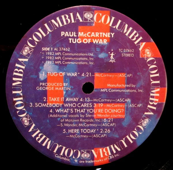 Paul McCartney - Tug Of War (LP, Album, Ter) (Very Good Plus (VG+)) - Image 3
