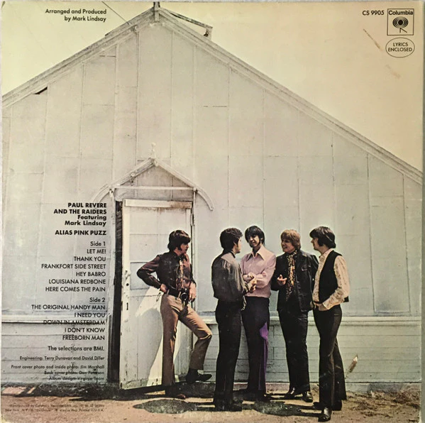 Paul Revere & The Raiders Featuring Mark Lindsay - Alias Pink Puzz (LP, Album, Ter) (Very Good Plus (VG+)) - Image 3