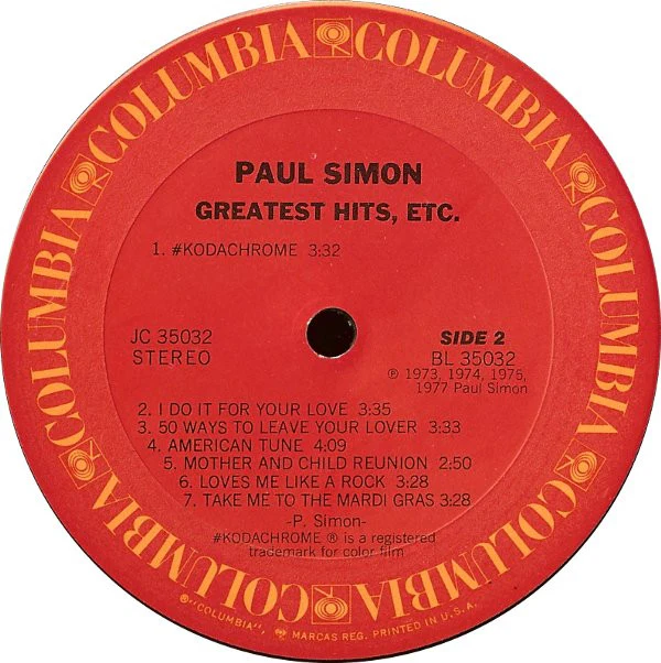 Paul Simon - Greatest Hits, Etc. (LP, Comp, Pit) (Good Plus (G+)) - Image 5