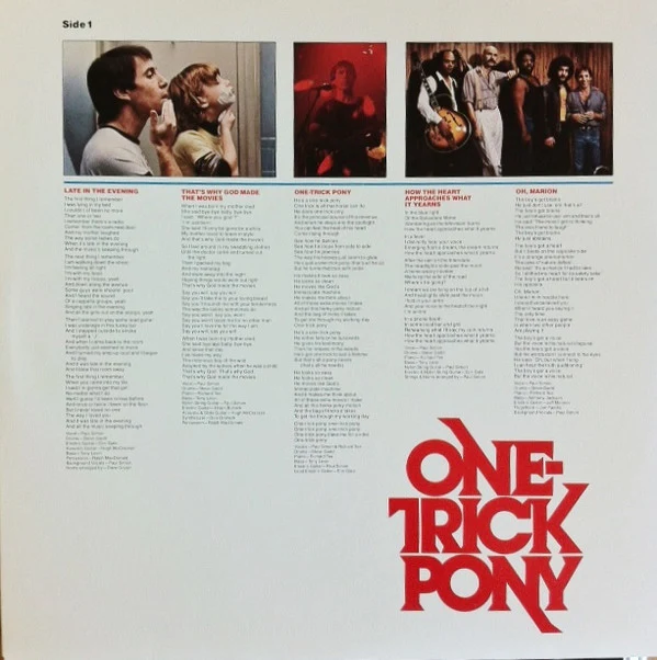 Paul Simon - One-Trick Pony (LP, Album, Spe) (Near Mint (NM or M-)) - Image 5