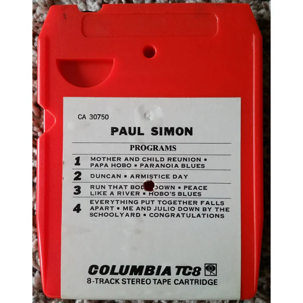Paul Simon - Paul Simon (8-Trk, Album, Red) (Near Mint (NM or M-)) - Image 2