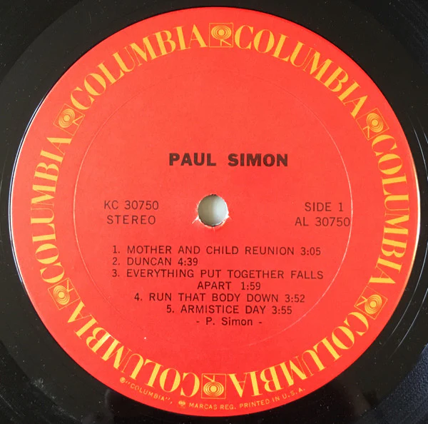 Paul Simon - Paul Simon (LP, Album) (Near Mint (NM or M-)) - Image 3