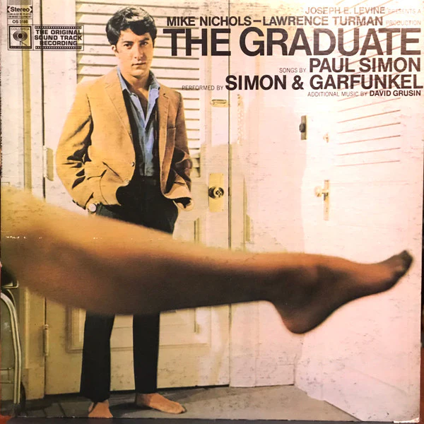 Paul Simon, Simon & Garfunkel, Dave Grusin - The Graduate (Original Sound Track Recording) (LP, Album, San) (Very Good Plus (VG+))