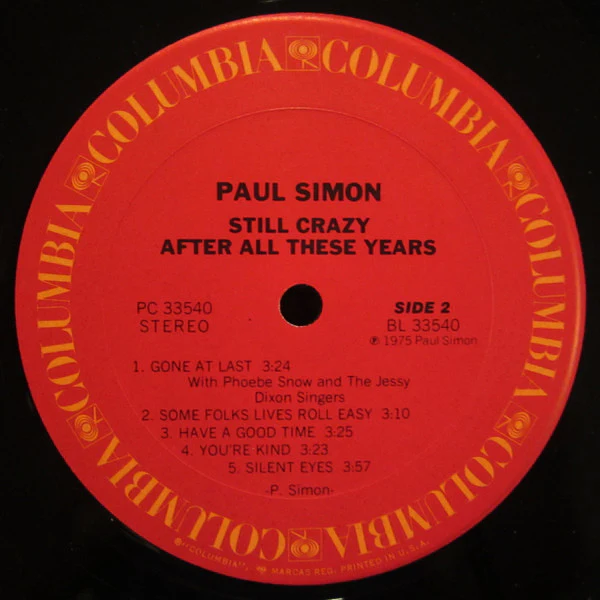 Paul Simon - Still Crazy After All These Years (LP, Album, Pit) (Very Good Plus (VG+)) - Image 4