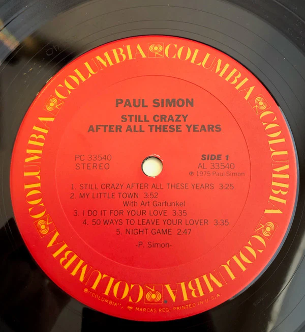 Paul Simon - Still Crazy After All These Years (LP, Album, RE, Ter) (Very Good Plus (VG+)) - Image 3