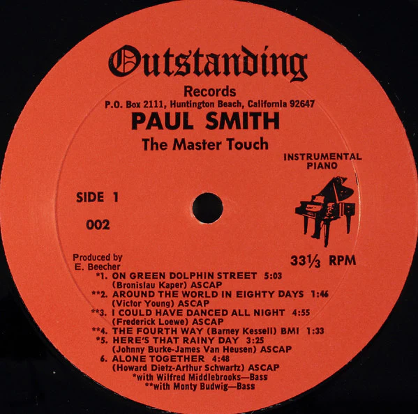 Paul Smith - The Master Touch (LP) (Very Good Plus (VG+)) - Image 3