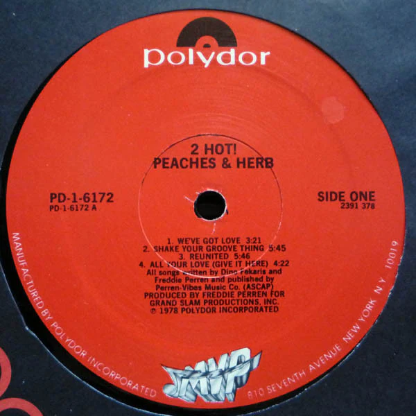 Peaches & Herb - 2 Hot! (LP, Album, PRC) (Very Good Plus (VG+)) - Image 3