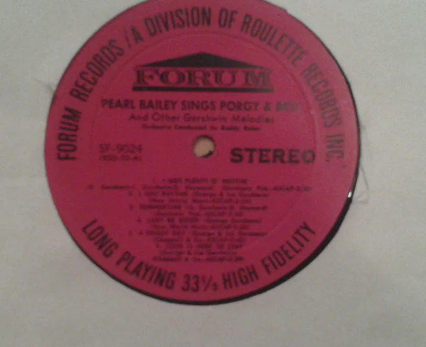 Pearl Bailey - Pearl Bailey Sings Porgy & Bess And Other Gershwin Melodies (LP, RE) (Very Good Plus (VG+)) - Image 3