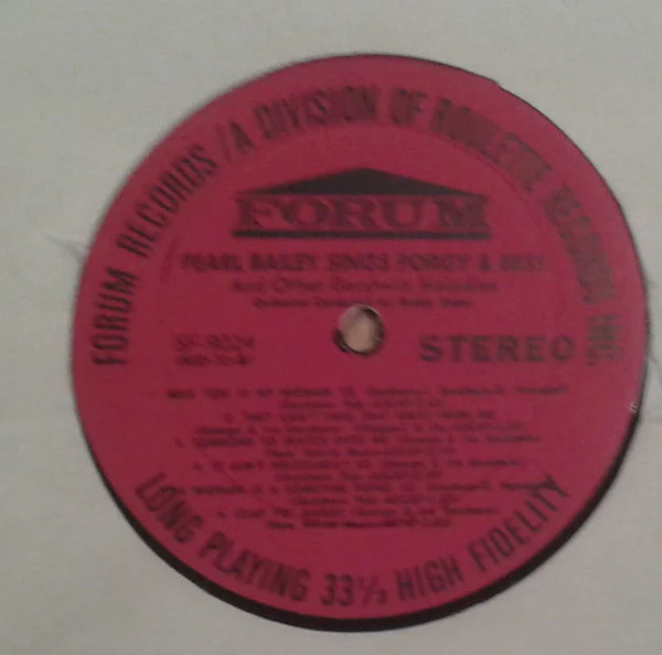Pearl Bailey - Pearl Bailey Sings Porgy & Bess And Other Gershwin Melodies (LP, RE) (Very Good Plus (VG+)) - Image 4