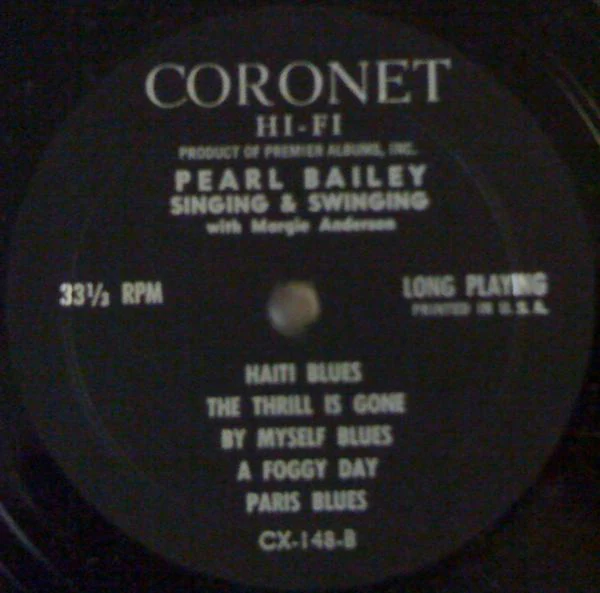 Pearl Bailey with Margie Anderson - Singing & Swinging (LP, Album, Mono) (Very Good (VG)) - Image 4