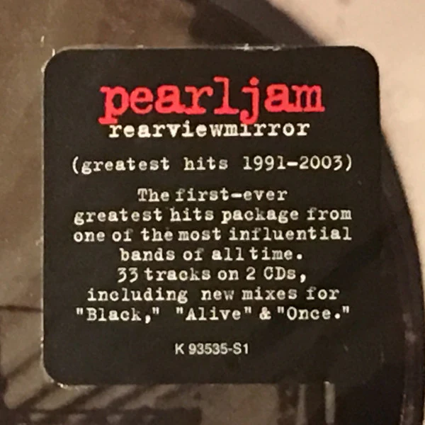 Pearl Jam - Rearviewmirror (Greatest Hits 1991-2003) (2xCD, Comp) (Very Good Plus (VG+)) - Image 3