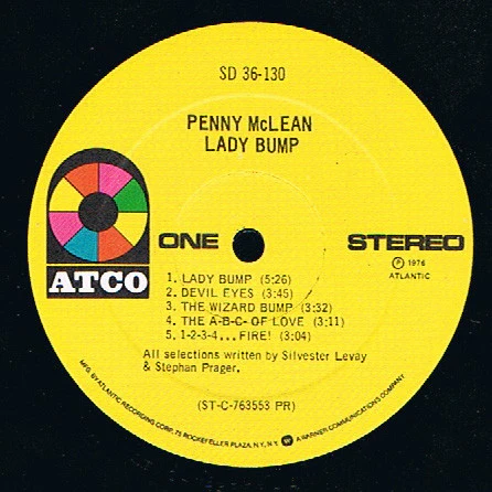 Penny McLean - Lady Bump (LP, Album, PR ) (Near Mint (NM or M-)) - Image 2