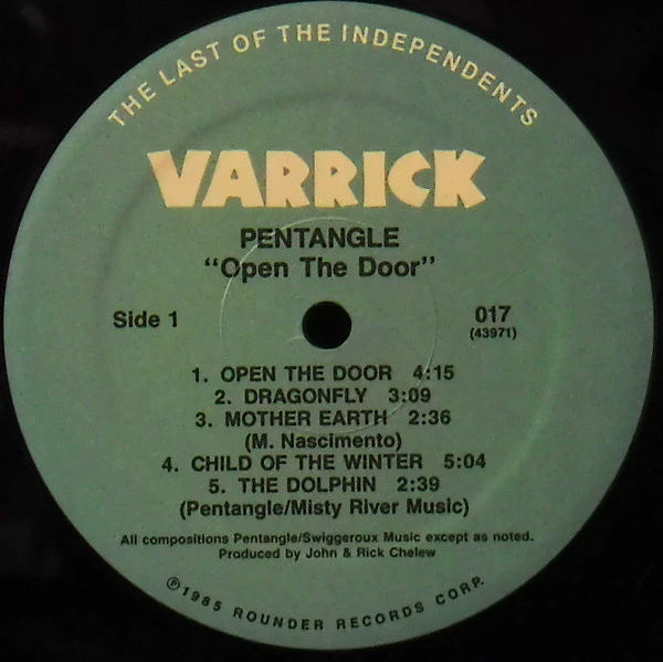 Pentangle - Open The Door (LP, Album) (Near Mint (NM or M-)) - Image 3