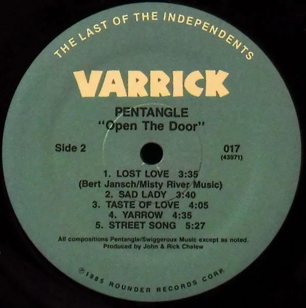 Pentangle - Open The Door (LP, Album) (Near Mint (NM or M-)) - Image 4