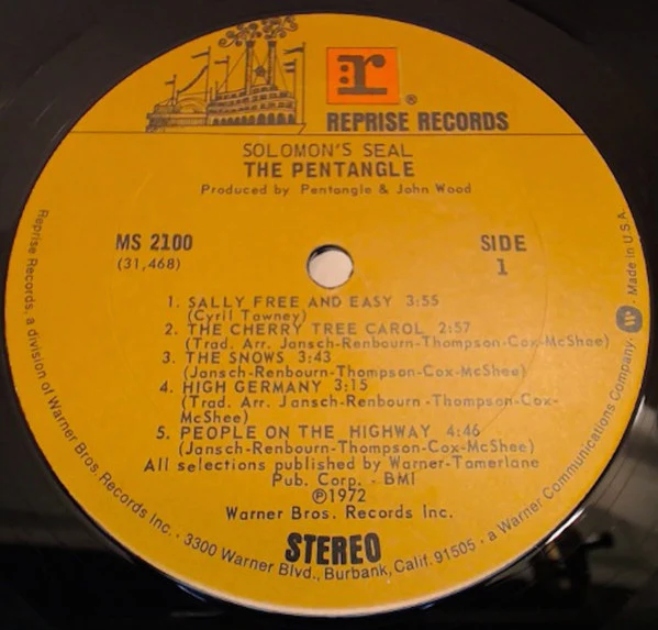 Pentangle - Solomon's Seal (LP, Album) (Near Mint (NM or M-)) - Image 4