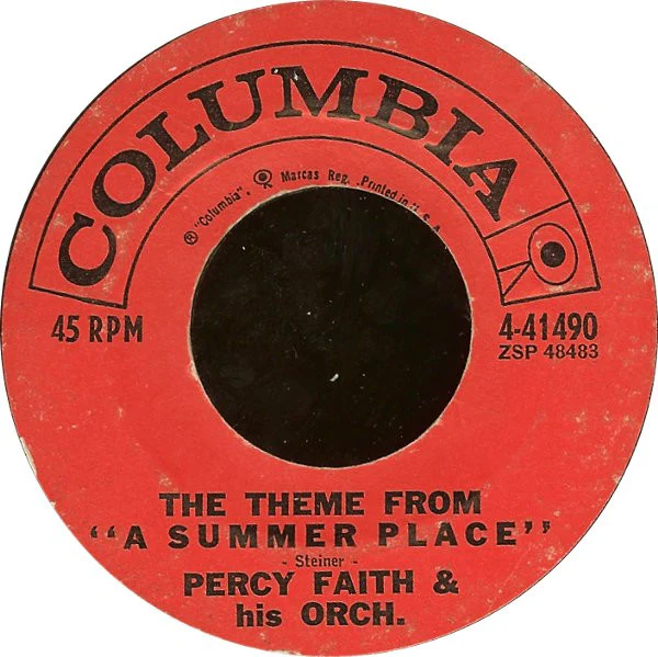 Percy Faith & His Orchestra - The Theme From "A Summer Place" / Go-Go-Po-Go (7", Single, Styrene, Bri) (Good Plus (G+)) - Image 3