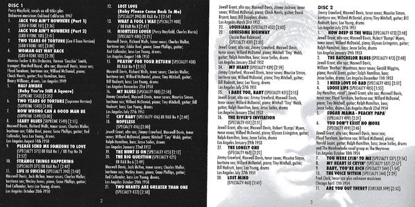 Percy Mayfield - Lost Love: The Singles As & Bs 1947-1962 (2xCD, Comp, Mono, RM) (Mint (M)) - Image 5