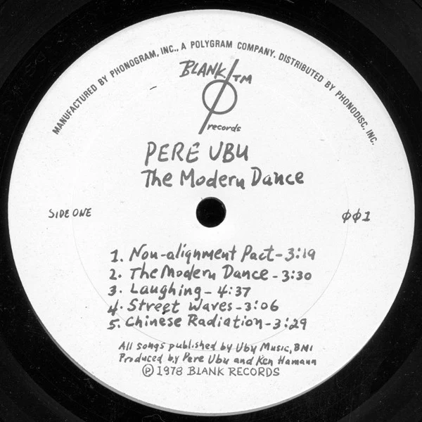 Pere Ubu - The Modern Dance (LP, Album, Pit) (Very Good Plus (VG+)) - Image 3