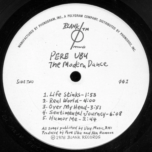 Pere Ubu - The Modern Dance (LP, Album, Pit) (Very Good Plus (VG+)) - Image 4