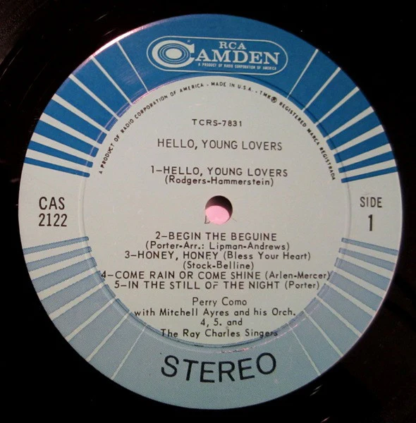 Perry Como - Hello, Young Lovers (LP, Comp) (Mint (M)) - Image 3