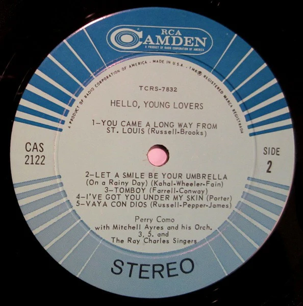 Perry Como - Hello, Young Lovers (LP, Comp) (Mint (M)) - Image 4