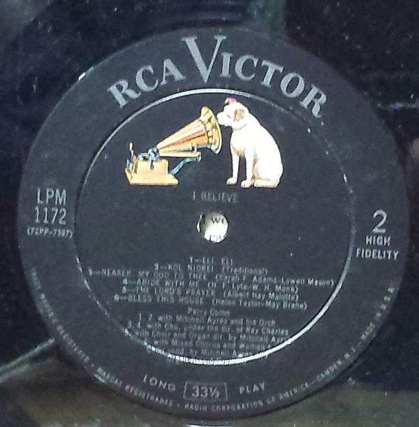 Perry Como - I Believe (LP, Album, Roc) (Very Good Plus (VG+)) - Image 4