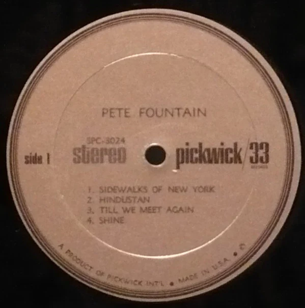 Pete Fountain - Pete Fountain (LP, Comp) (Near Mint (NM or M-)) - Image 2