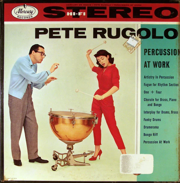 Pete Rugolo - Percussion At Work (LP, Album) (Very Good (VG)) - Image 5