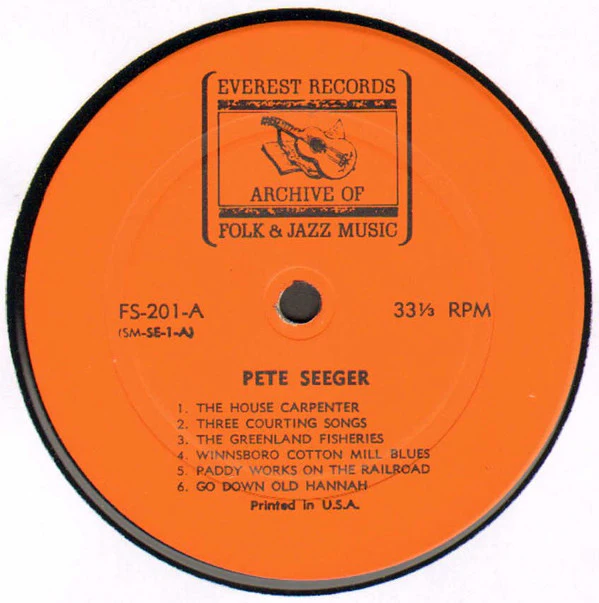 Pete Seeger - Pete Seeger (LP, Album) (Near Mint (NM or M-)) - Image 3