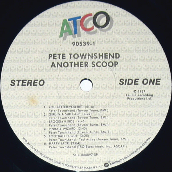 Pete Townshend - Another Scoop (2xLP, Album, SP ) (Very Good Plus (VG+)) - Image 5