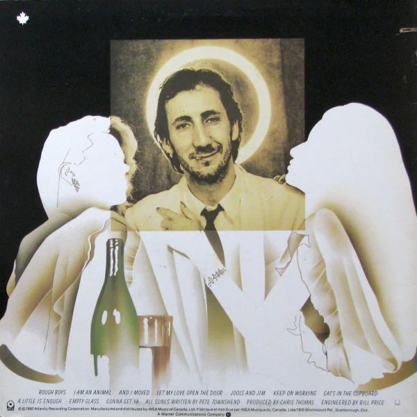 Pete Townshend - Empty Glass (LP, Album) (Near Mint (NM or M-)) - Image 2