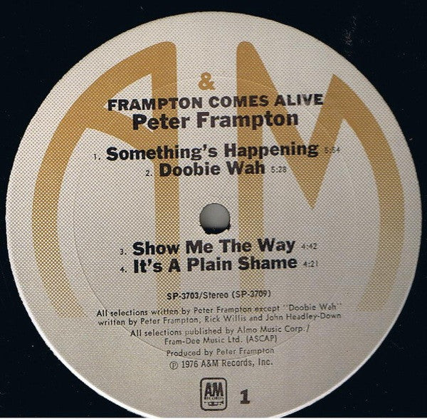 Peter Frampton - Frampton Comes Alive! (2xLP, Album, Gat) (Very Good Plus (VG+)) - Image 3