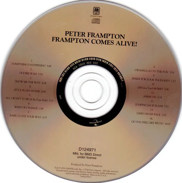 Peter Frampton - Frampton Comes Alive! (CD, Album, Club, RE, RM) (Near Mint (NM or M-)) - Image 4