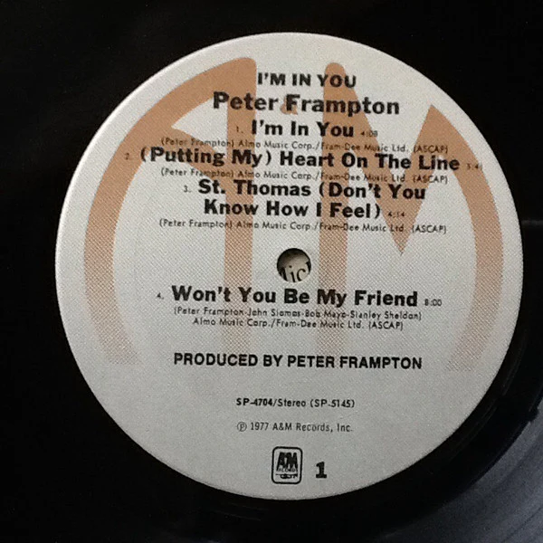 Peter Frampton - I'm In You (LP, Album, Ter) (Near Mint (NM or M-)) - Image 4