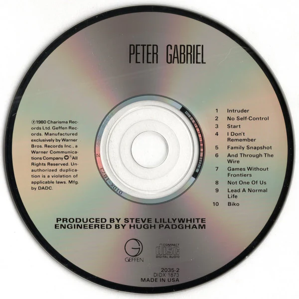 Peter Gabriel - Peter Gabriel (CD, Album, RE) (Near Mint (NM or M-)) - Image 3