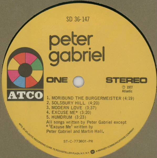Peter Gabriel - Peter Gabriel (LP, Album, PR ) (Very Good Plus (VG+)) - Image 5
