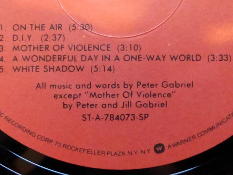 Peter Gabriel - Peter Gabriel (LP, Album, SP) (Very Good Plus (VG+)) - Image 4